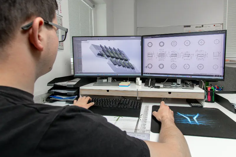 3d kontrukcija orodja za hladno kovanje z solidworks programom