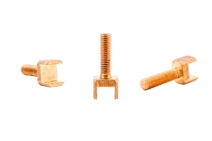 medeninast vijak z utorom za kabel